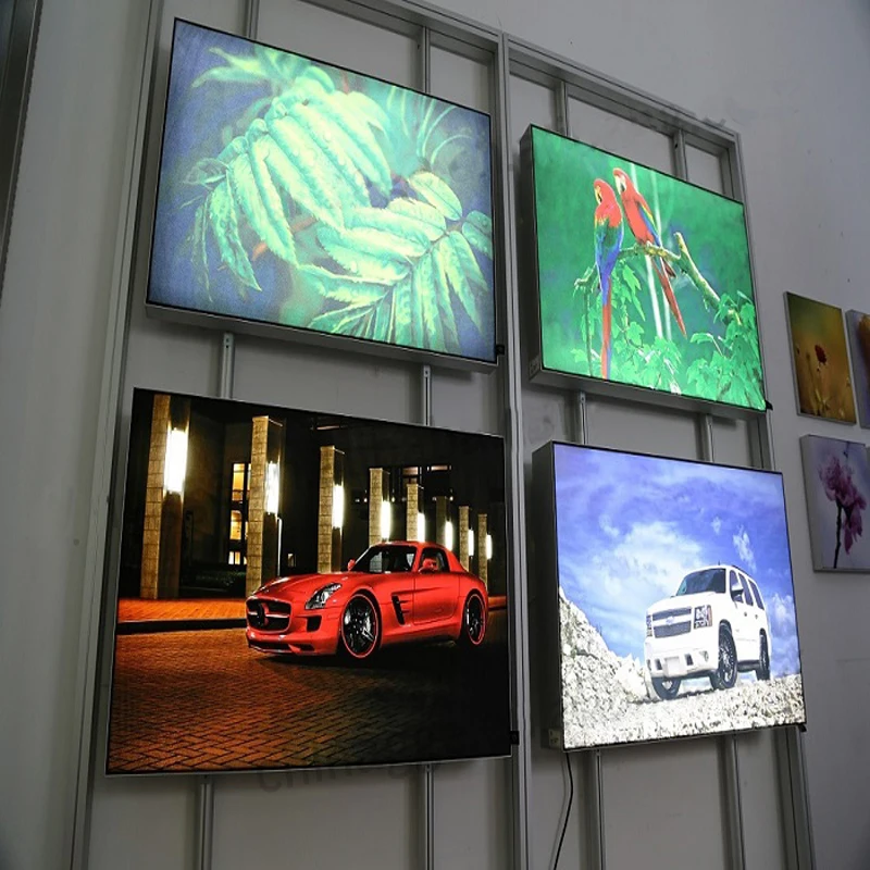 

customized poster frame aluminum backlit fabric led light box for advertsing display shopping mall