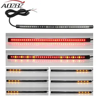 

AOZBZ 36 Leds Strip Light for Most 12V SMD 3528 Car Motorcycle Tail Brake Stop Light Bar Flowing Turn Signal Lights Car Lamp