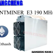 Б/у только 80-90 Asic Ethash эфириум ETH Майнер Antminer E3 190MH/S Майнинг ETH и т. Д. Лучше 6 8 12 GPU Майнер S9 S9i S9j