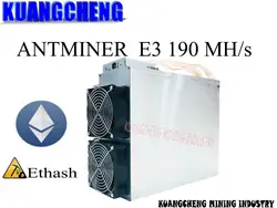 Используется только 80-90 новый Asic Ethash Эфириума ETH Шахтер Antminer E3 190MH/S добыча ETH и т. д. лучше, чем 6 8 12 GPU Шахтер S9 S9i S9j