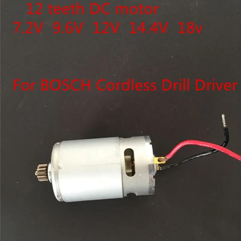 12 Teeth 18V DC Motor Replacement For Electric Tool Charging Drill BOSCH GSR18V Power Tool Parts