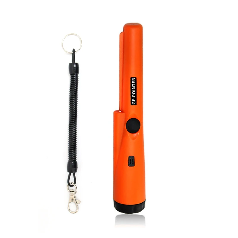 

Orange Metal detector Pinpointer mini Pin Pointer +Holster Treasure Hunting Unearthing Tool Accessory Buzzer Vibration