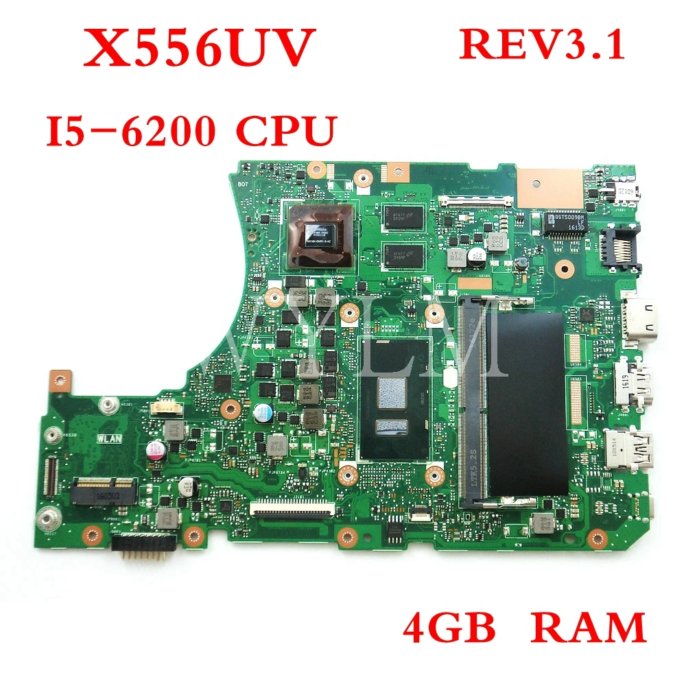 X556UV 4 Гб оперативная память с I5 6200 процессор N16V GMR1 S A2 плата для ASUS X556U X556UR X556URK