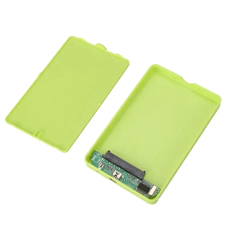 Новый Многоцветный дополнительный USB 2 0 HDD корпус SSD для 5 дюймового внешнего