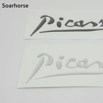 

3D Resin Sticker For Citroen C4 Xsara Picasso Letters Sign Nameplate Emblem Decals 96383842XC