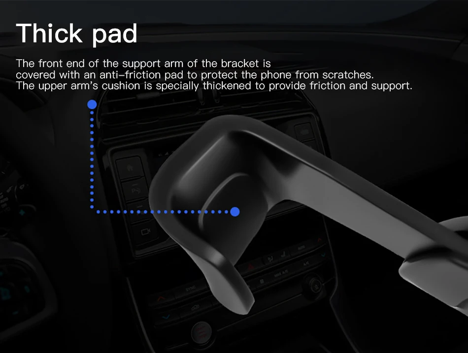 !ACCEZZ Gravity Car Phone Holder Air Vent Mount Stand Universal in Car For iPhone 7 8 XS Samsung Huawei GPS Mobile Phone Bracket (8)