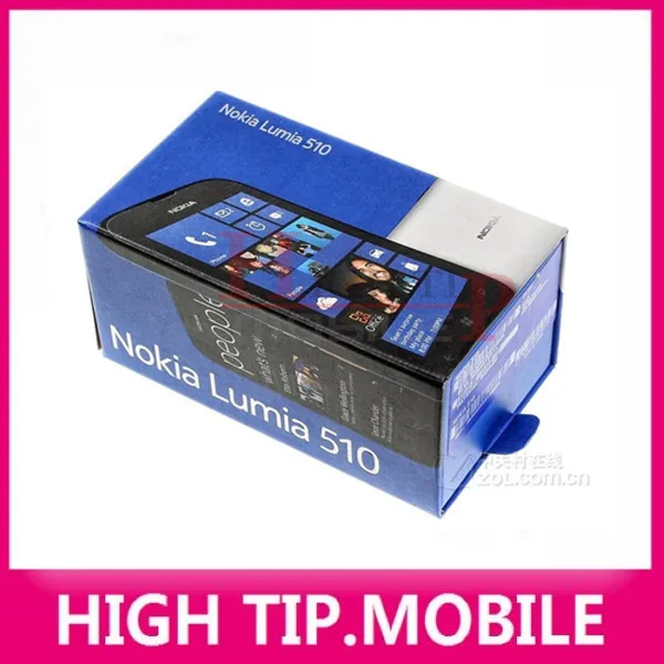 Nokia Оригинальный разблокированный Lumia 510 5MP WIFI 4 0 дюймов GPS Windows OS ГБ внутренняя