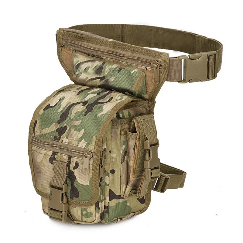 Molle сумка для ног для улицы Военная тактическая поясная сумка для ног камуфляжная Водонепроницаемая облегающая многофункциональная сумка