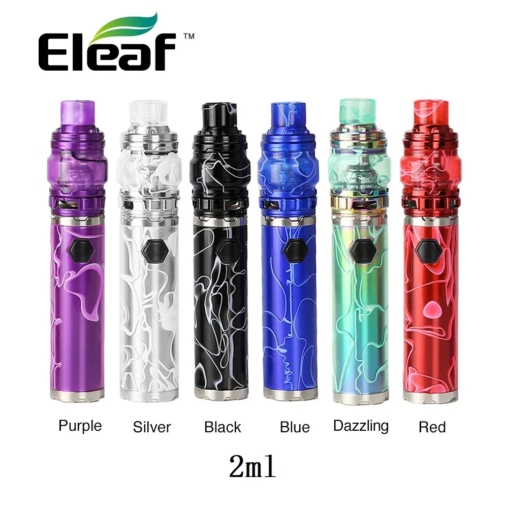 

Original Eleaf IJust 3 Starter Kit 3000mAh with Ello Duro Atomizer Tank 2ml Capacity & All-new HW-M/HW-N Head E-cigs VS Ijust S