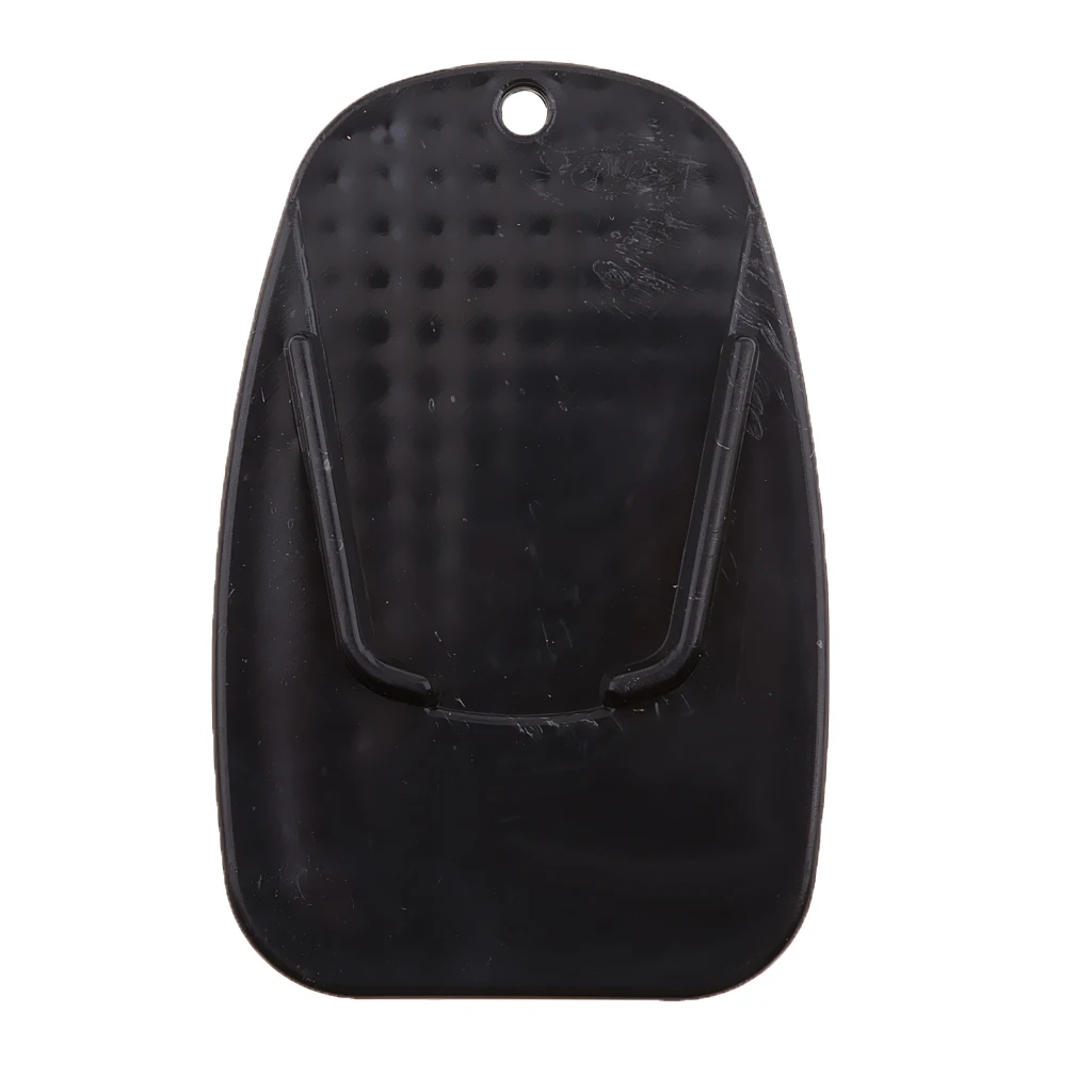 

1 Pcs Black Universal Motorcycle Plastic Side Stand Motorcycle Kickstand Non-slip Plate Side Extension Support Foot Pad Base