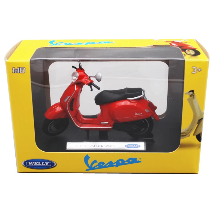 Details about   WELLY 2017 VESPA GTS 125CC 1:18 DIE CAST MODEL SCOOTER MOTORCYCLE NEW IN BOX 