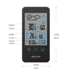 Baldr inalámbrico termómetro clima Sensor de temperatura de fase de la luna en/al aire libre casa calendario alarma reloj Digital ► Foto 2/6