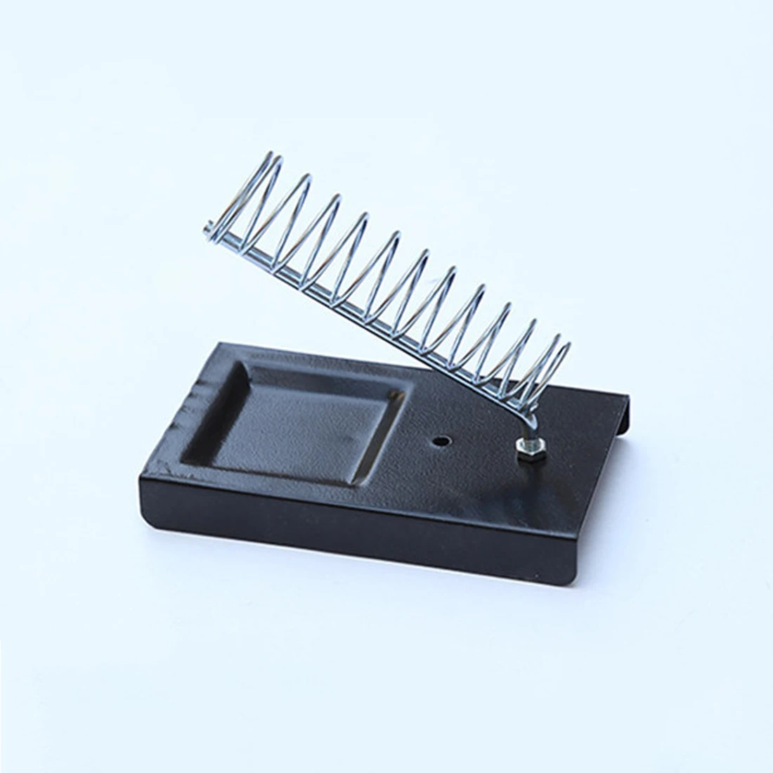 

Hot Soldering Iron Support Stand Station Metal Base Rectangle Stand Holder Base Support Station Safety Protecting Base