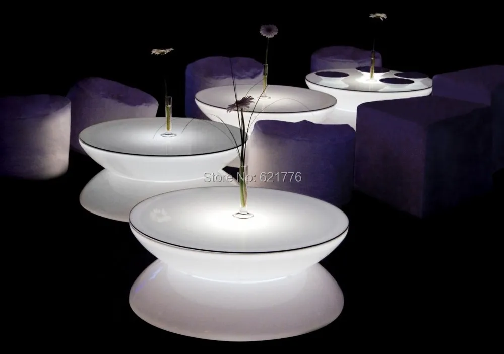D60 H40 см света и формы в полной гармонии светодиодный подсветкой мебель, Lounge светодиодный, светодиодный журнальный столик для баров/Рождество/события