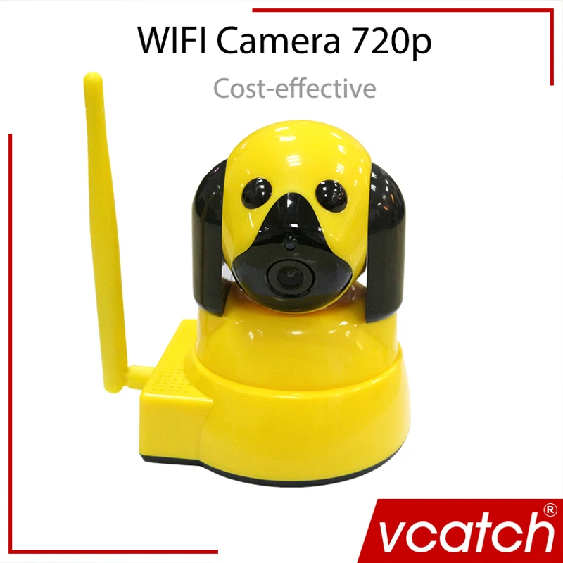 Vcatch 720 P HD Smart собак IP Камера Беспроводной CCTV p2p Видеоняни и радионяни Wi-Fi P/T Micro