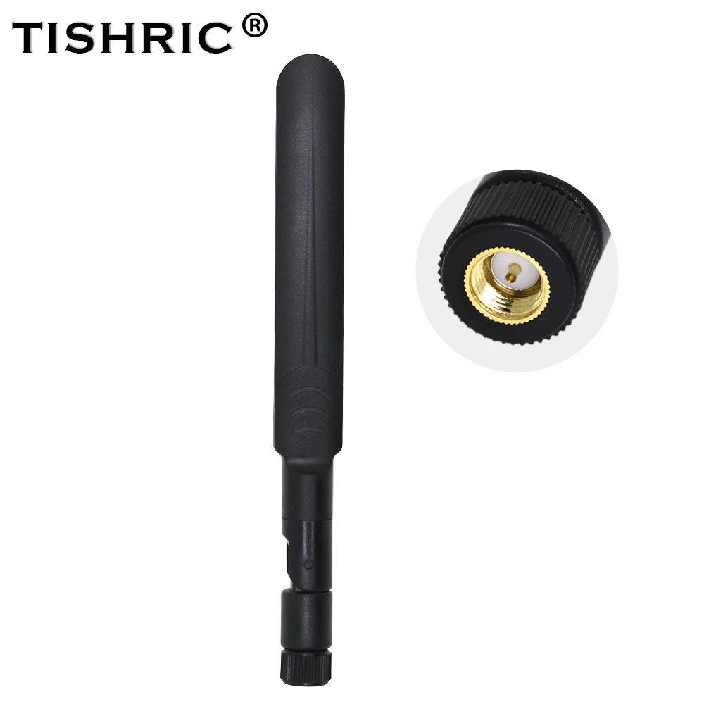TISHRIC 10 шт. 2018 горячее весло 3G 4G GSM LTE WIFI антенна Wi Fi 2 4 ghz 5 8 8dBi RP SMA разъем для