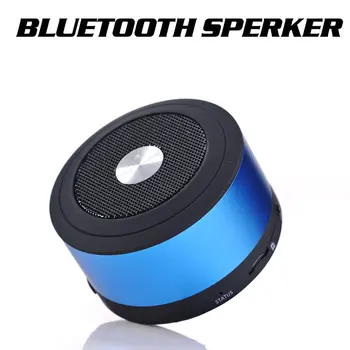 

Mini Metal Portable Card TF Memory Card Bluetooth Speaker Wireless Speaker Sound System Stereo 2.0 Music Surround Outdoor Travel