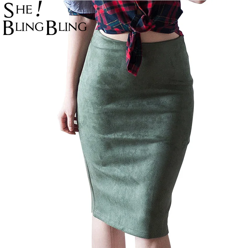 bodycon skirt with split