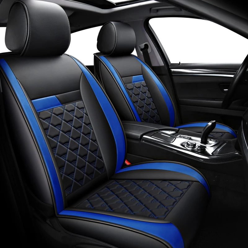 (Front+Rear)Automobiles Leather car seat cover for TOYOTA ...