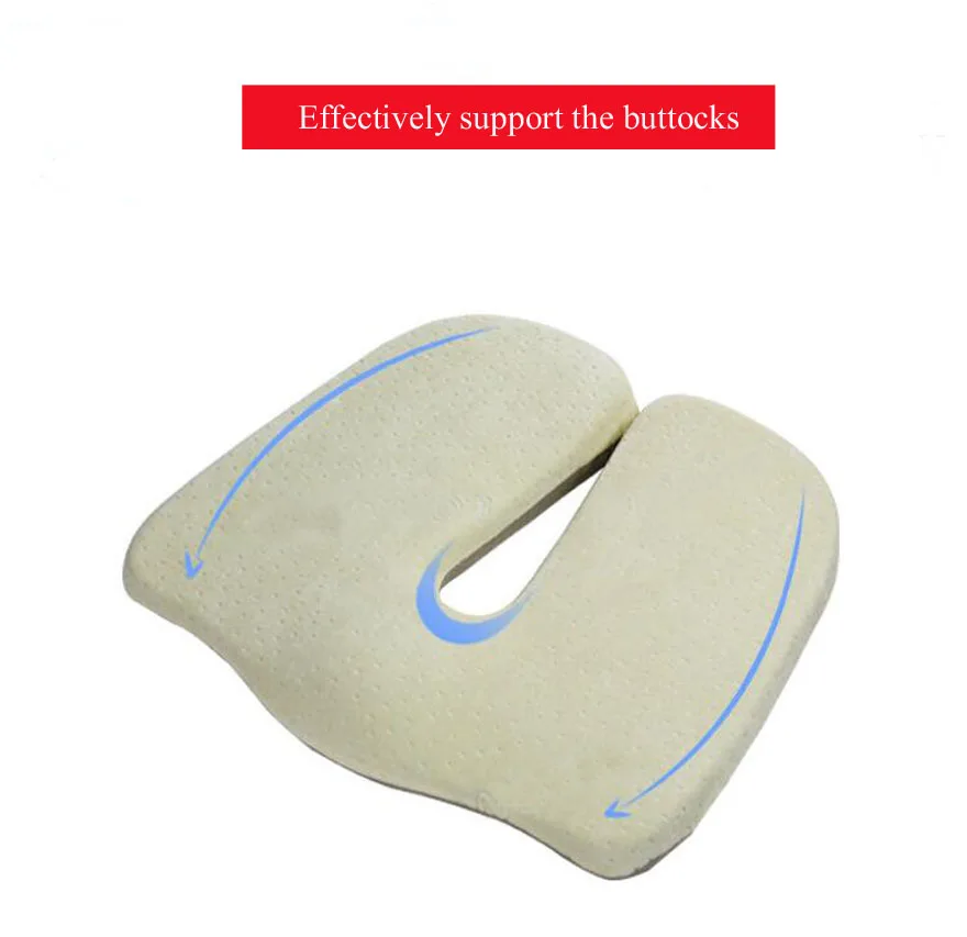 Coccyx Orthopedic Seat Pads Kitchen Chairs Lumbar Support Comfort Memory Foam Cushion Home Decor Luxury Cushion