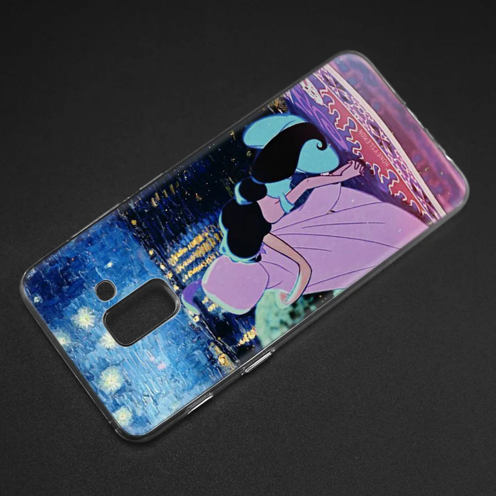 Offical Original Painted Soft TPU Case For Samsung Galaxy J4 J6 Plus J3 J5 J7 J8 J2 Pro 2018 2016 Cover Aladdin Jasmine