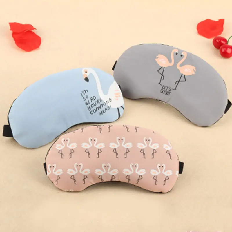 

ATOMUS Cotton Sleep Eye Mask Pink Eyeshade Cover Shade Eye Patch Soft Breathable Portable Blindfold No Ice Bag