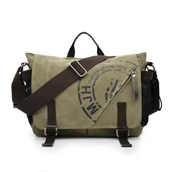 

Business Men's Canvas Leisure Bag Multi-function Single Shoulder Bag