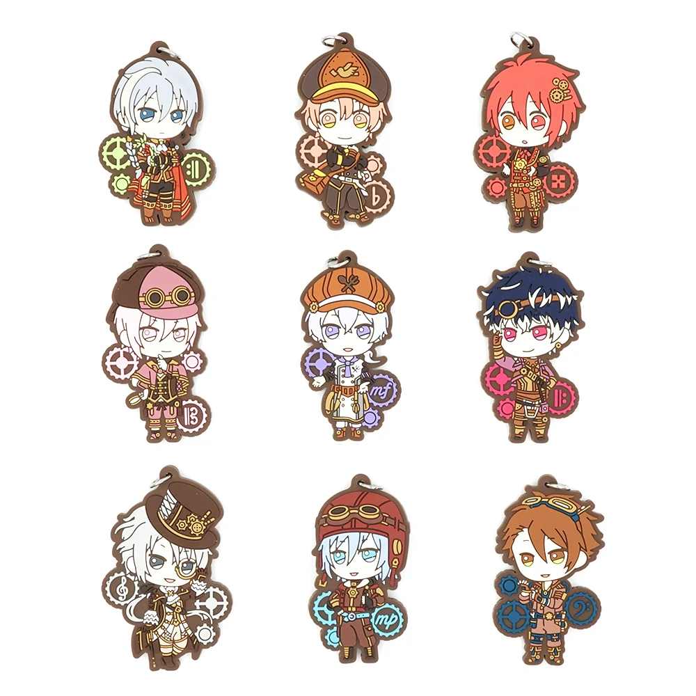 

IDOLiSH7 GAME Izumi Iori Mitsuki Riku Tenn Ryunosuke Tamaki Gaku Sogo Strap Rubber Keychain