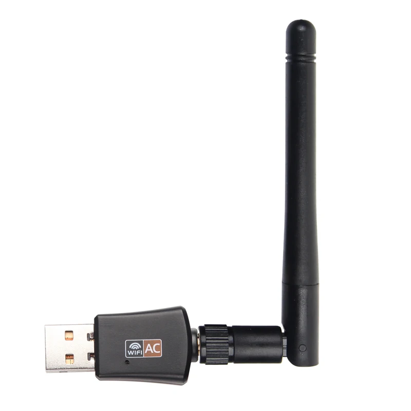 Мини USB WiFi адаптер 5 ГГц+ 2,4 ГГц 600 Мбит/с Беспроводной двухдиапазонный 802.11ac с антенной RTL8811AU для рабочего стола/ноутбука/ПК