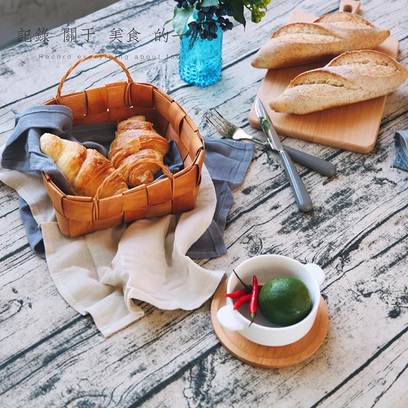 

Hot Imitation Vintage Wood Grain Cloth Photography Background Object Photographing Backdrops Accessories for Photo Studio Props