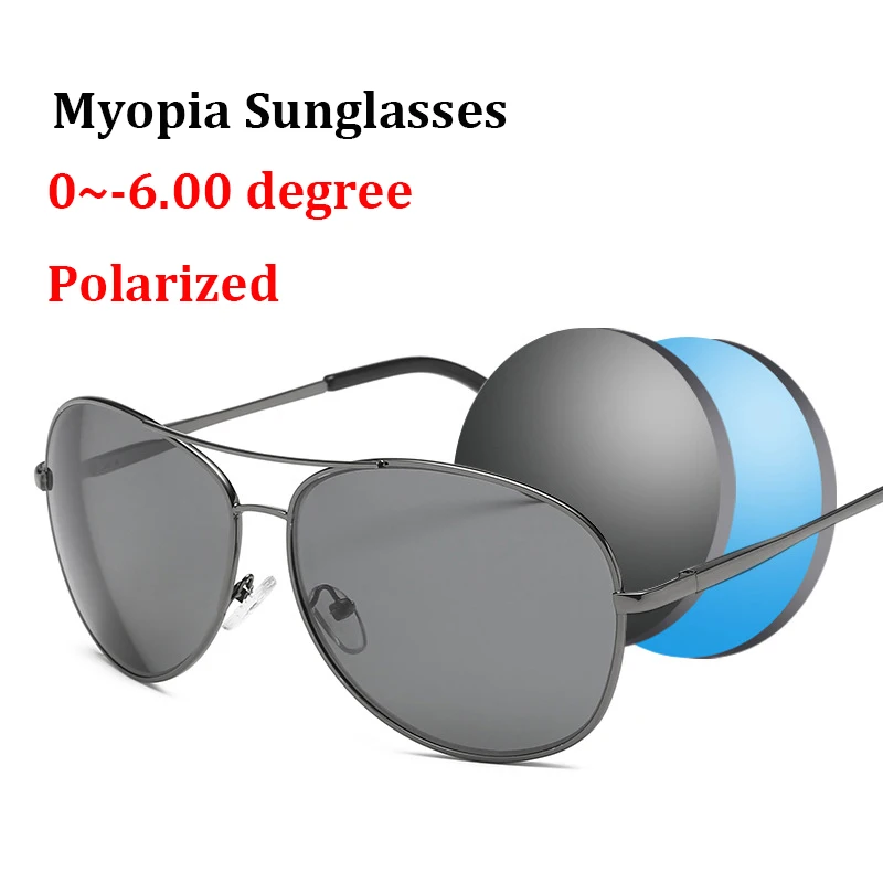 Myopia Glasses Men 0.5 1.0 1.5 2.0 2.5 3.0 4.5 5.0 Finished Polarized