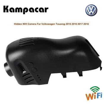 Kampacar Wifi Video Recorder Car Rearview Mirror Dvr Dash Cam Camera Mini Registrator For Volkswagen Tuareg 2015 2018 2 Car DVRs