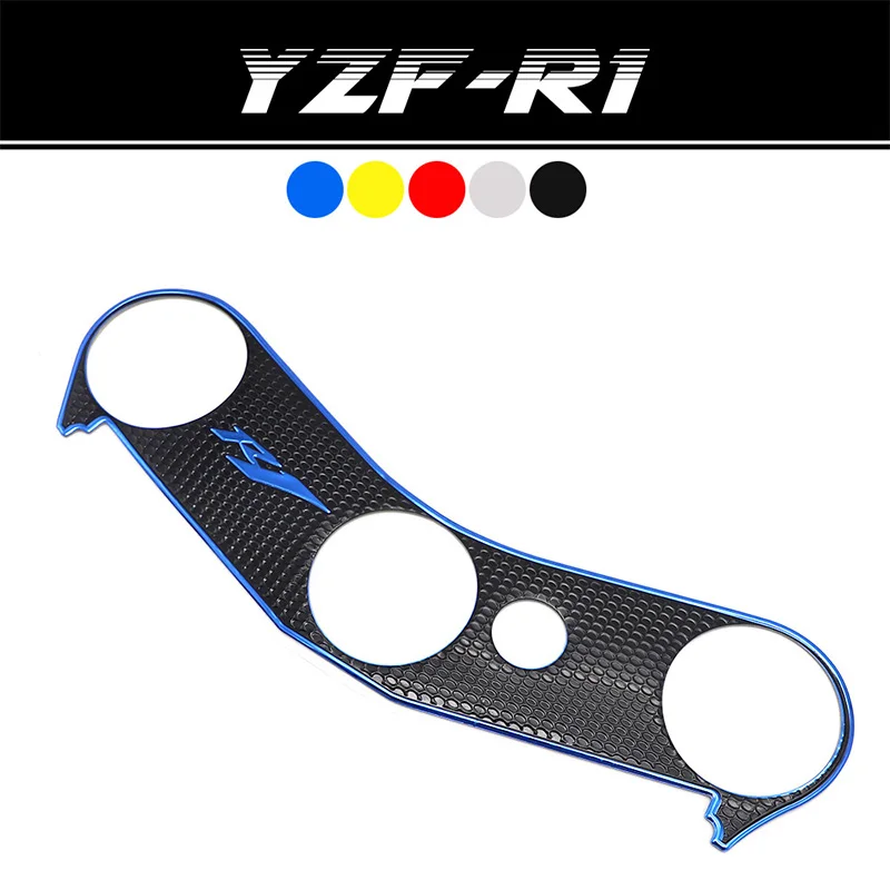 

Motorcycle Sticker Decal For YAMAHA YZF R1 YZF-R1 YZFR1 Top Triple Clamp Yoke Pad Triple Tree R1 1000 Printing Film 2005-2008