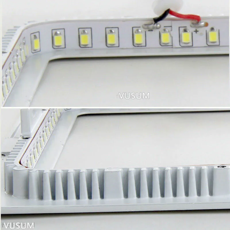 LED Ceiling Light Panel Light 6W 9W 12W 15W 18W 21W AC85-265V Indoor Lighting, Round/Square LED Light led panel light 2x4