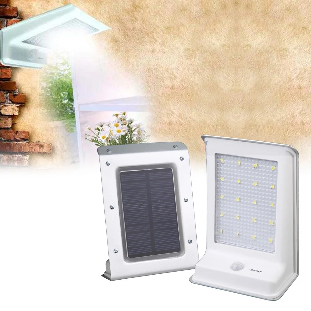 

Solar Power Garden Security Lamp 20LED Outdoor Path SpotLight Street Emergency Light PIR Motion Sensor+Sound Sensor+Light Sensor