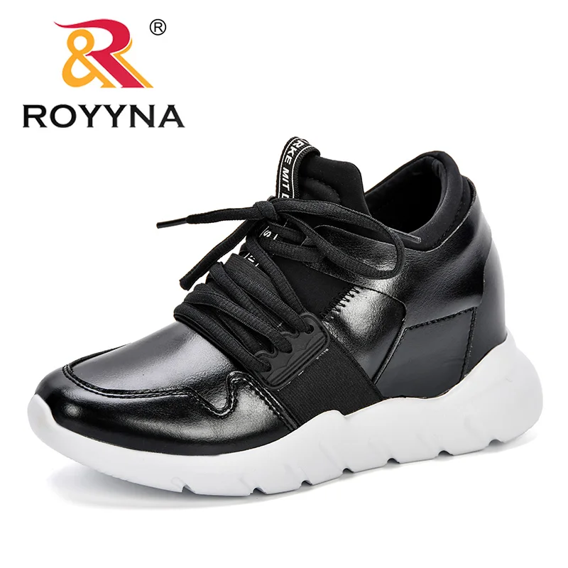 

ROYYNA 2018 Women Sneakers Shoes Fashion Casual Shoes Lady Colors Microfiber Comfortable Shoes Wedges Zapatillas Mujer Trainers