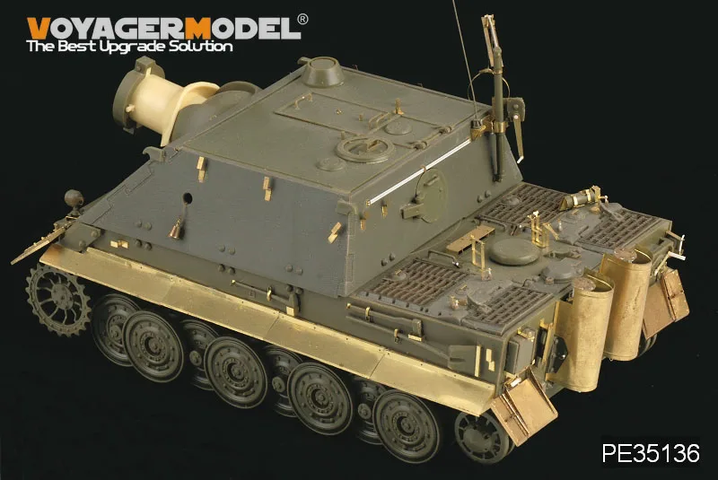 Tanque de Assalto Passatempo Modelo Voyager Assalto Tigre & Rdquo Upgrade Metal Gravura Kit Afv Knl Pe35136 3 Brinquedos e hobbies