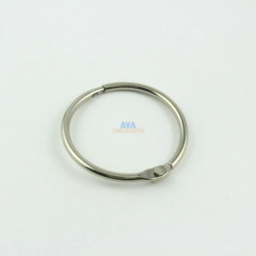 30 Pieces 38mm Metal Curtain Rings Curtain Open Rings Sliding Hook