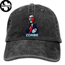 SAMCUSTOM зомби человечество 3D творческая личность из стираного денима Шапки осень лето Для мужчин Для женщин Гольф для загара Хоккей шапки