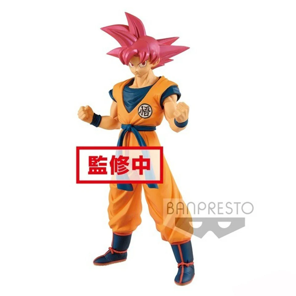 Tronzo Оригинал Banpresto действие фигурка Dragon Ball Супер Saiyan Бог Гоку красные волосы ПВХ Рисунок Модель SSJ Goku фигурки в наличии