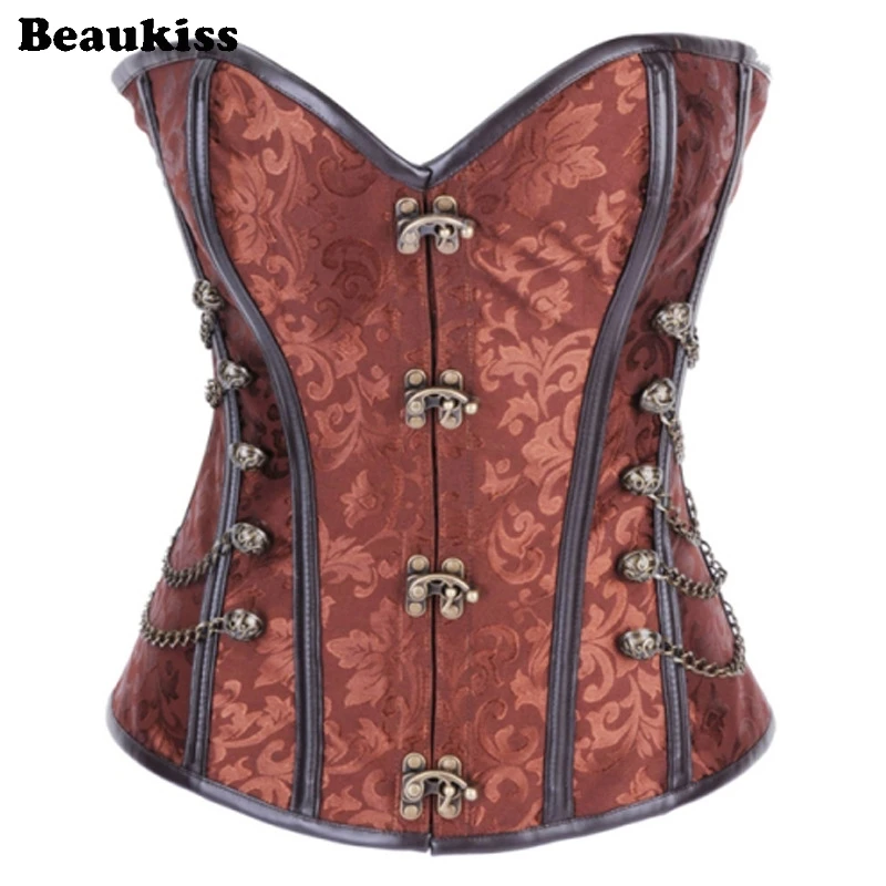 

body shaper leather waist cincher trainer girdle slimming belt waist trainer vintage steampunk corsets women clothing