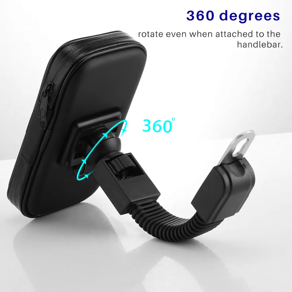 Motorcycle Bike Scooter Mobile Phone Holder Bag Stand Case for Smartphones