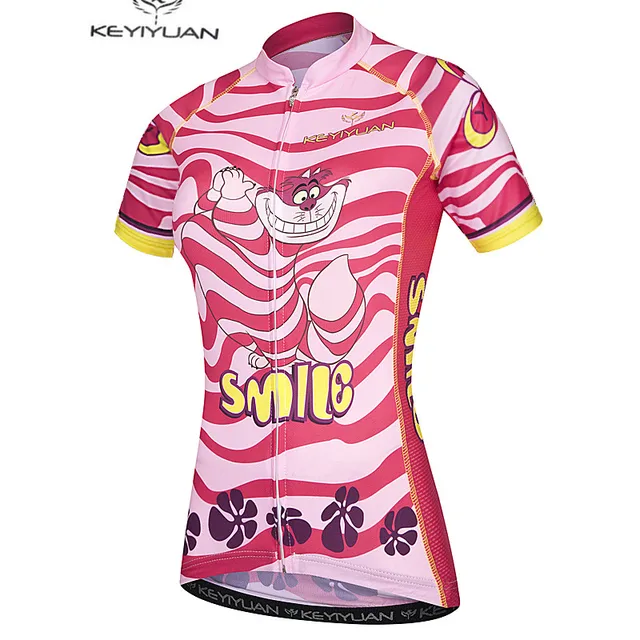 Pink Bike Jersey Women's Cycling Clothing Ropa Ciclismo Pro Jersey Girl