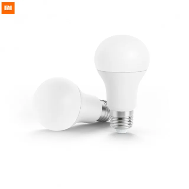 

New Original Xiaomi Smart LED Bulb E27 6.5W 0.1A Ball Lamp WiFi Remote Control Color temperature by Xiaomi Mi Home APP