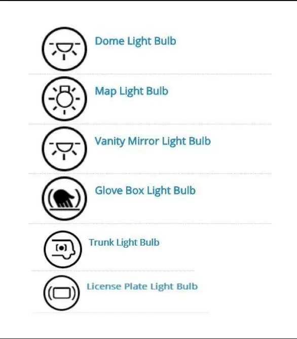 Автомобильный светодиодный свет для чтения Chevrolet Cruze Equinox Купол Карта туалетное зеркало перчатка коробка багажник свет лампы для автомобилей 12 шт - Цвет: Cruze