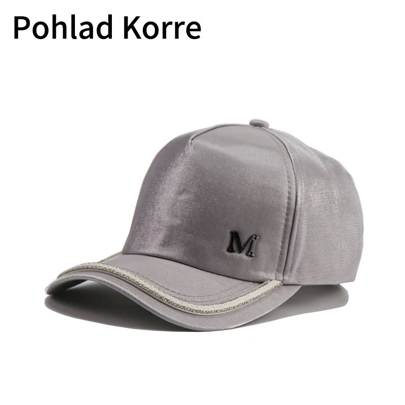 New Design Quality Fashion Women's Hat Man Smooth M Embroidered Women Baseball Cap Men snapback Adjustable Caps Hats BKA002 |