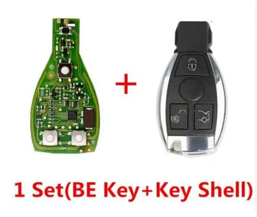 XHORSE VVDI BE Key Pro для Benz XNBZ01CH Чип дистанционного ключа улучшенная версия Smart Key Shell 3 кнопки можно обменять маркер для MB BGA - Цвет: Grey