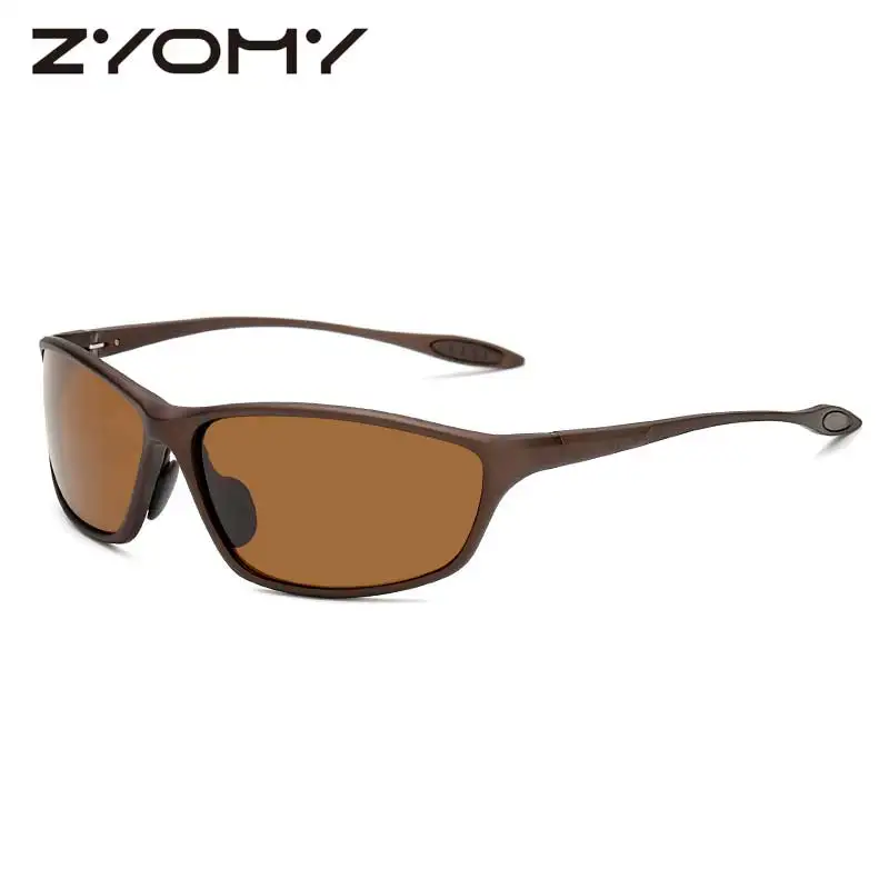 Zyomy модные спортивные поляризованные очки для вождения UV400 уличные аксессуары мужские женские солнцезащитные очки брендовая дизайнерская маленькая коробка