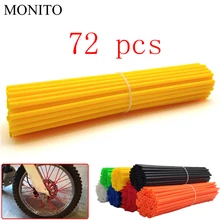 Protecteur de jante de roue de moto, 72 pièces, pour Honda, Yamaha, Suzuki, KTM, DRZ, KX, YZ, WR, XR, EXC, XC, SX, EC