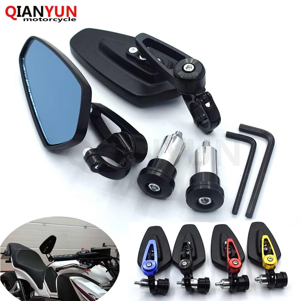

Universal Aluminum Motorcycle Handlebar Motorcycle Rod End Mirror 7/8"" 22mm For HONDA PCX 125/150 PCX125 PCX150 CBR1000RR
